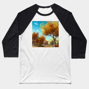 Atumn trees Baseball T-Shirt